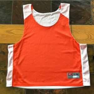 Nike Orange & White Reversible Scrimmage Shirt S/M